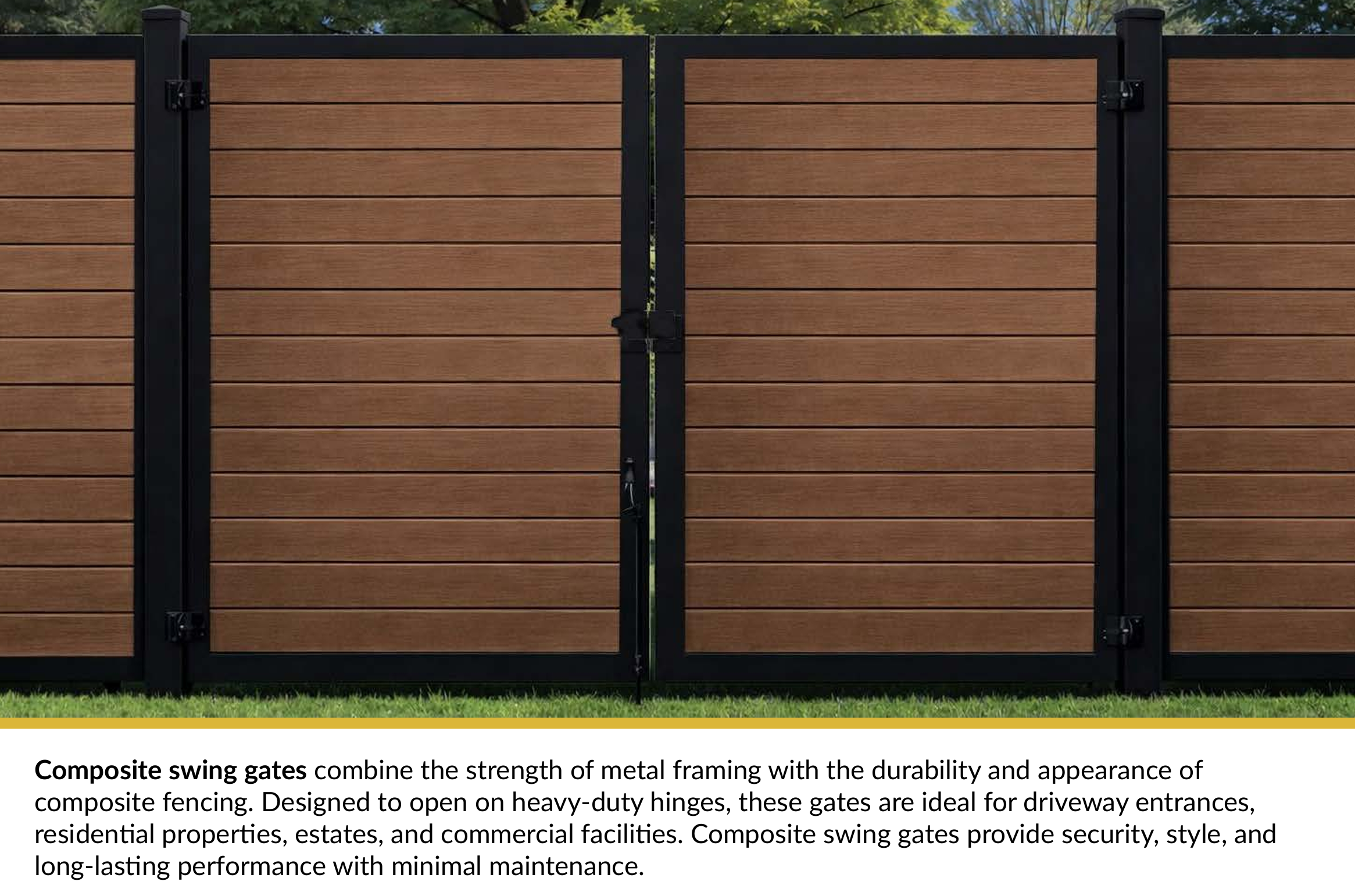 Composite Swing Gates